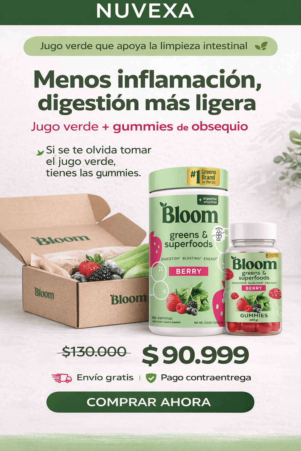 BLOOM KIWI + GOMAS