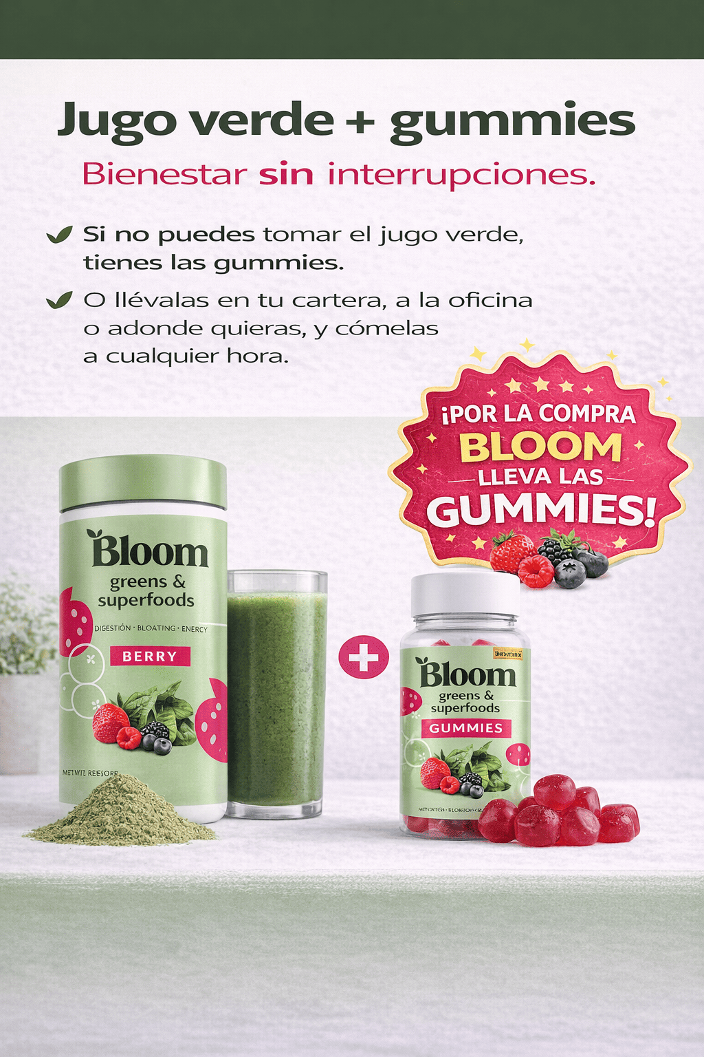 BLOOM KIWI + GOMAS